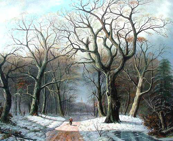 Snowscape Paintings N046