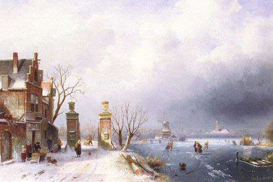 Snowscape Paintings N050