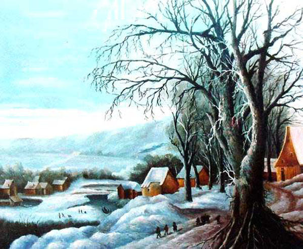 Snowscape Paintings N053