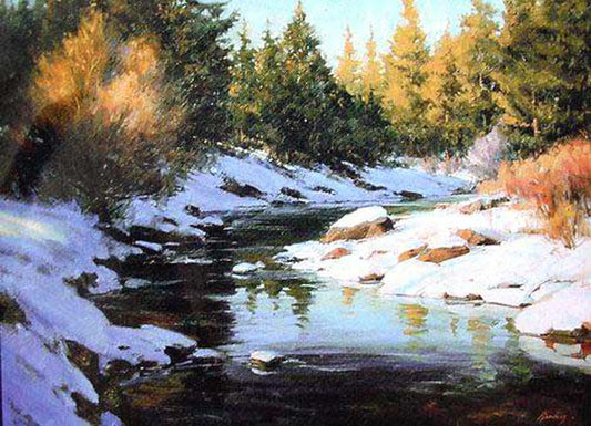 Snowscape Paintings N058