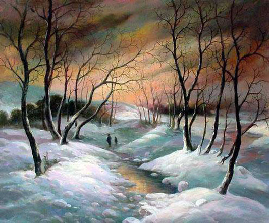 Snowscape Paintings N059