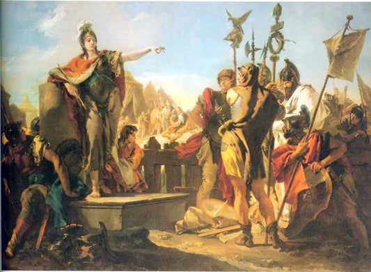 Queen Zenobia Addressing Her Soldiers