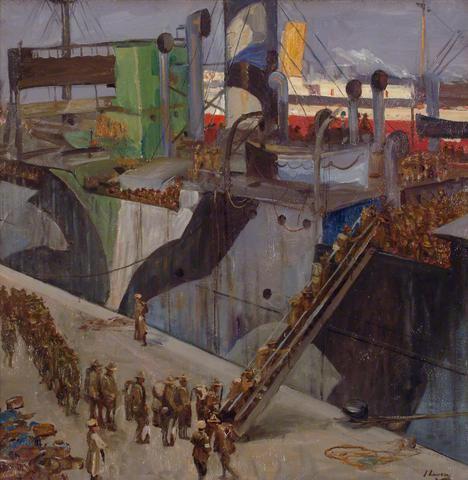 American Troops Embarking, Southampton