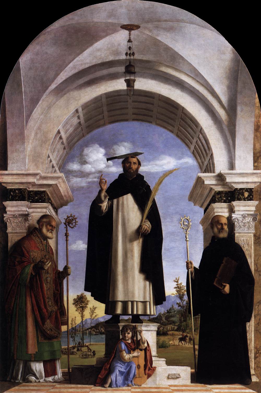 St Peter Martyr with St Nicholas of Bari