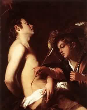 St Sebastian Healed By An Angel 1603