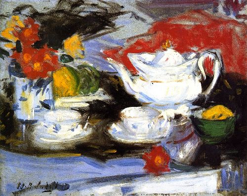 Still LIfe with White Teapot