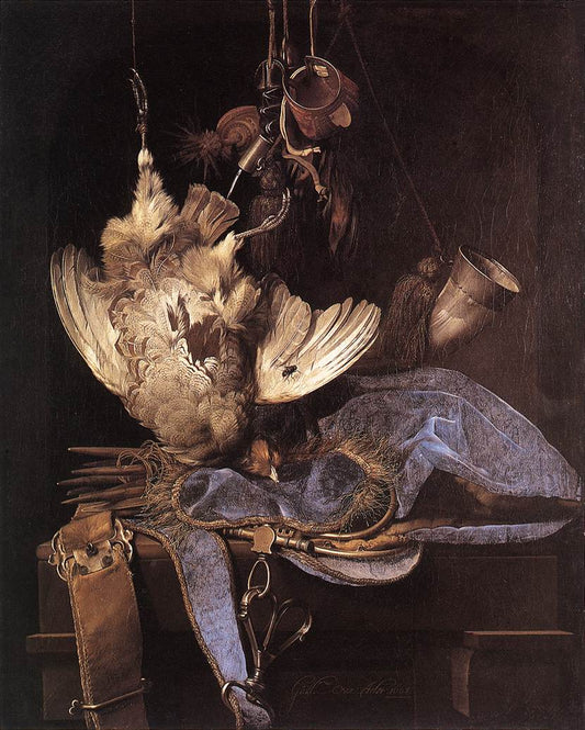 Still Life With Hunting Equipment And Dead Birds 1668