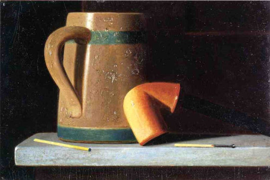 Still Life with Mug and Pipe