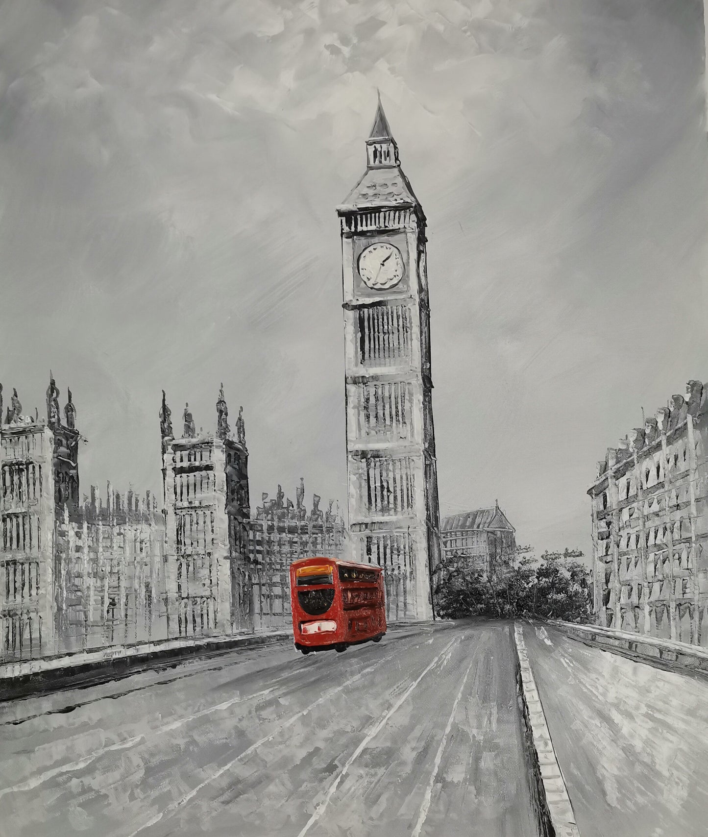 London Scene Canvas Wall Art