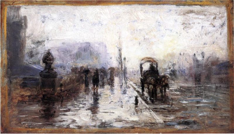 Street Scene with Carriage