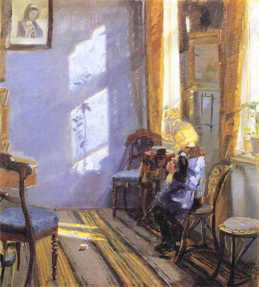 Sunlight in the Blue Room