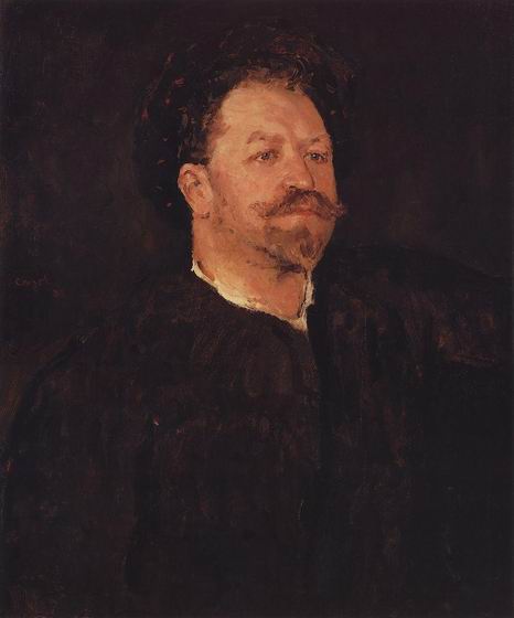 Portrait of Italian Singer Francesco Taman