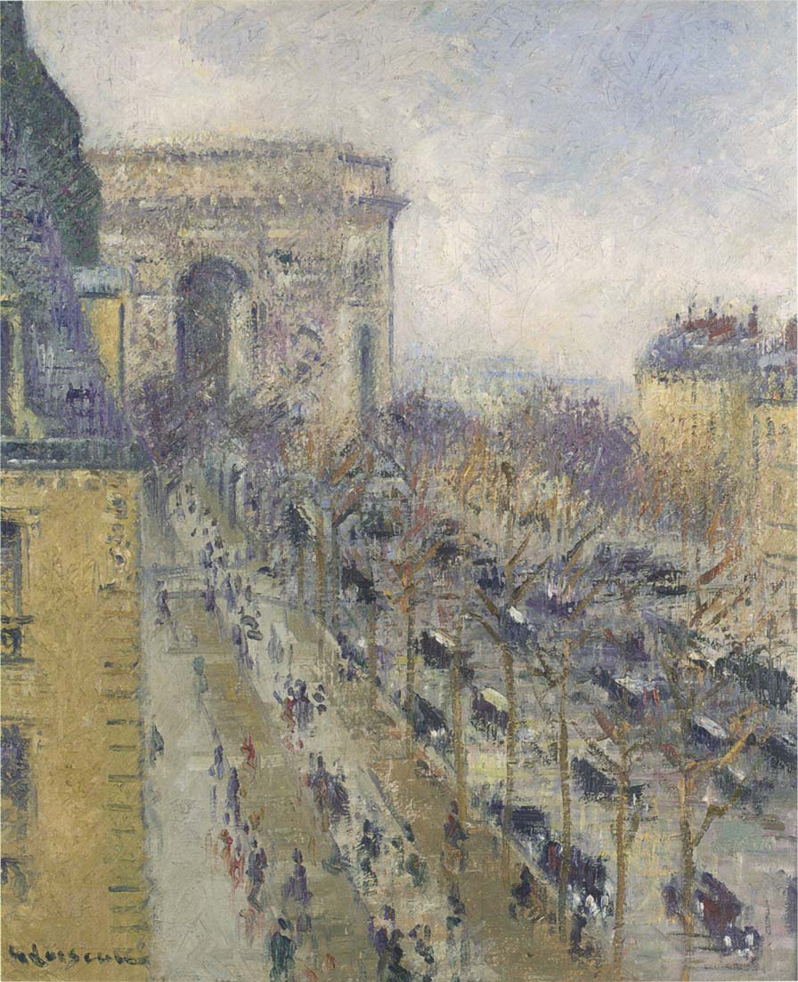 The Arc de Triomphe - Friedland Avenue