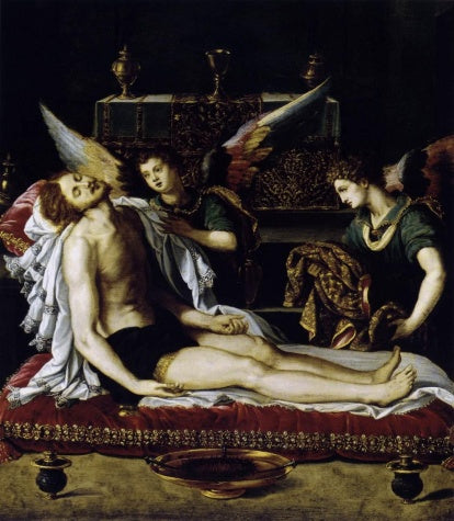 The Body of Christ with Two Angels