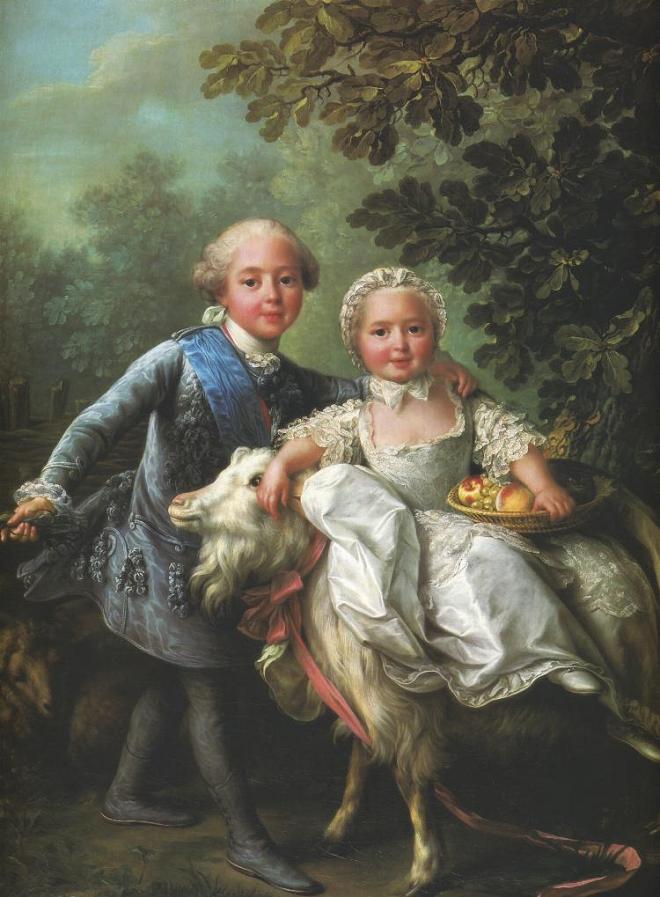 The Comte d'Artois and His Sister