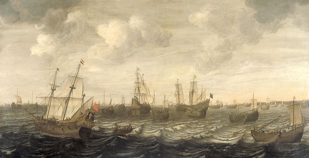 The Dutch Herring Fleet under Sail