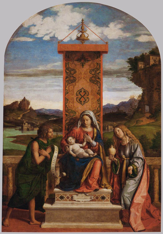 The Madonna and Child with Sts John the Baptist and Mary Magdale