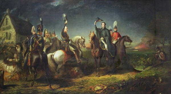 The Meeting of the Duke of Wellington and Field Marshal Blucher