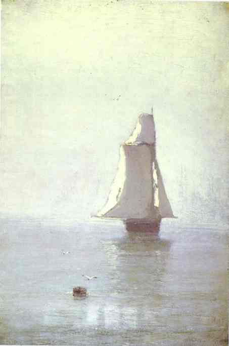 The Sea With A Sailing Ship