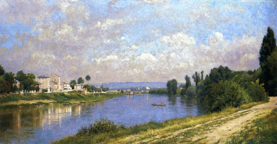 The Seine at la Garenne Saint-Denis