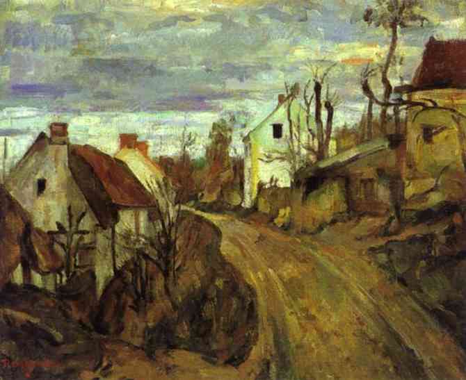 The Village Road Auvers