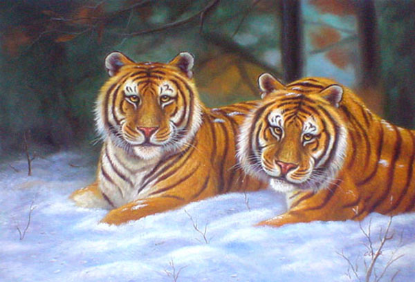 Tiger Paintings N007