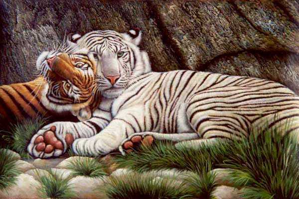 Tiger Paintings N017