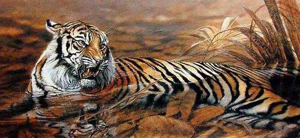 Tiger Paintings N021