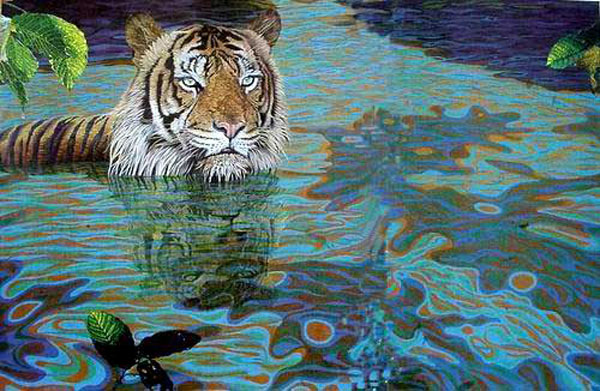 Tiger Paintings N025