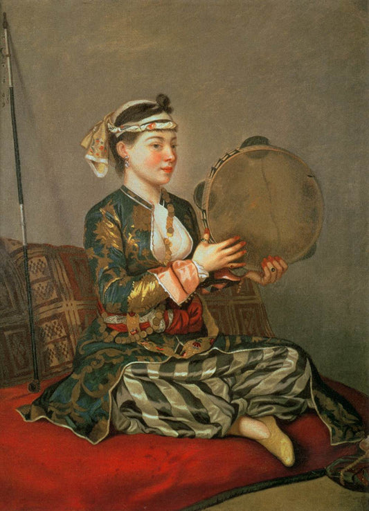 Turkish Woman with a Tambourine