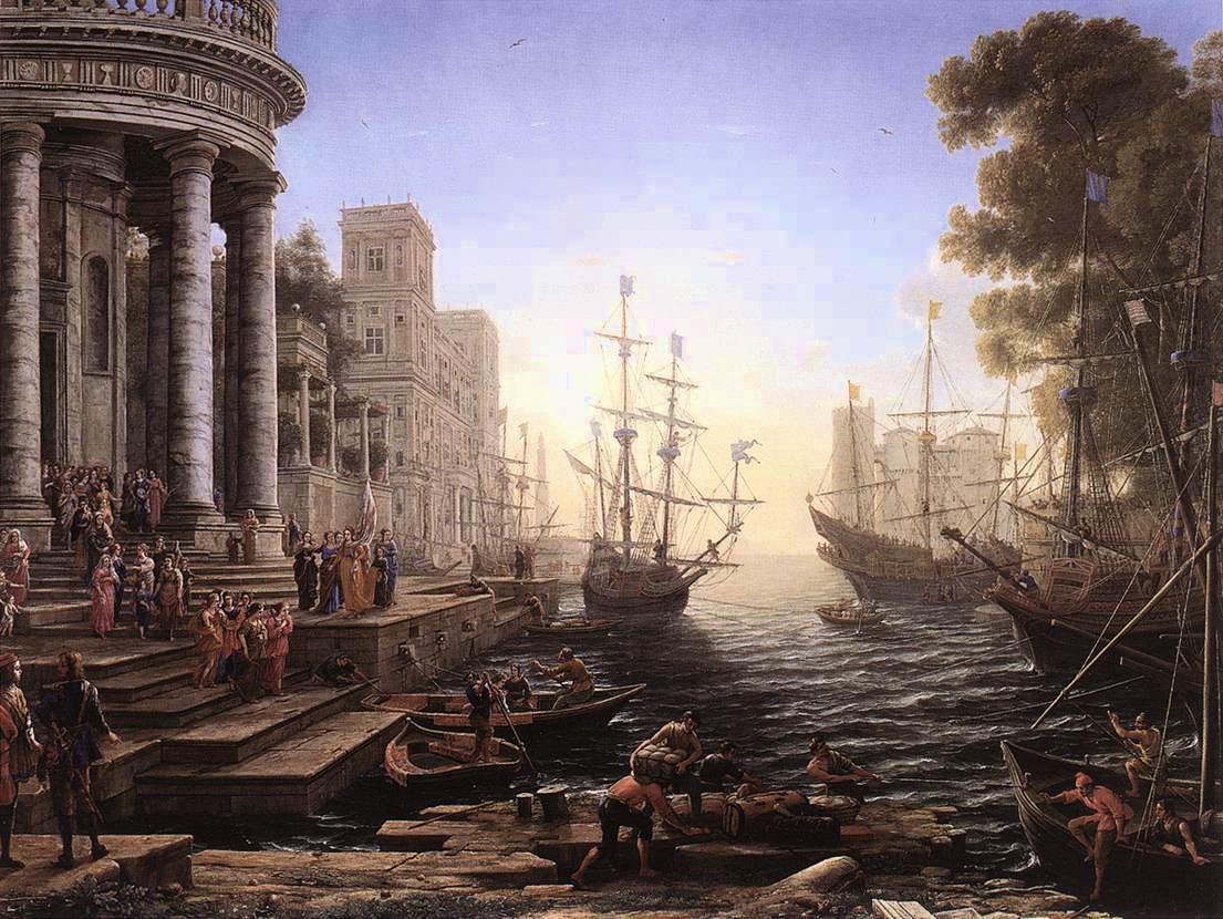 Port Scene with the Embarkation of St. Ursula