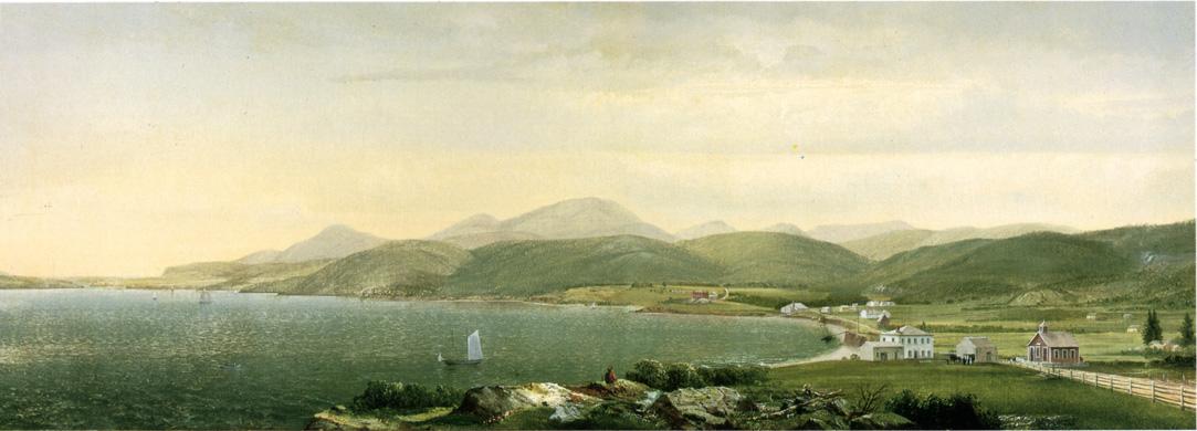 View of Camden Hills Maine