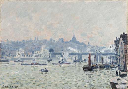 View of the Thames - Charing Cross Bridge