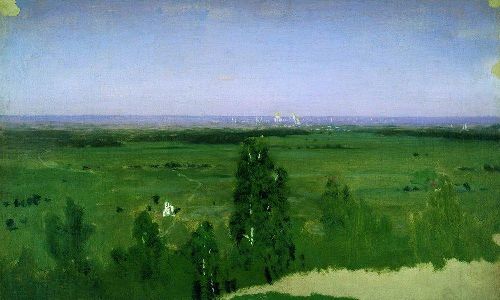 View on Moscow from Sparrow Hills 1882