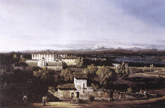 View with the Villa Melzi D'Eril