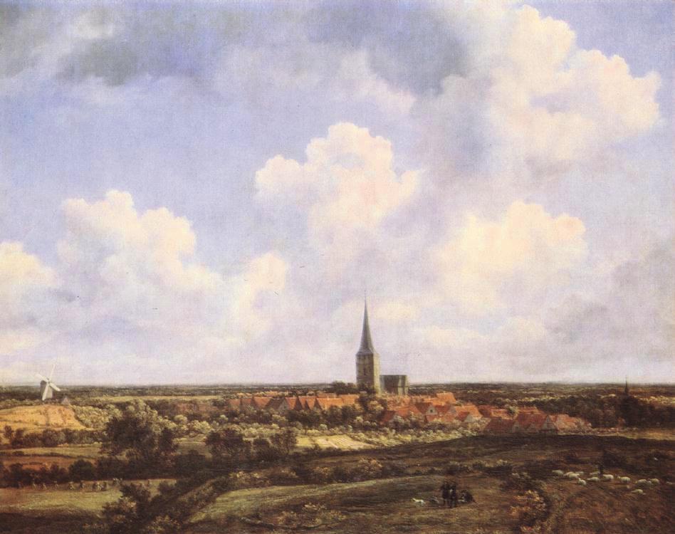 Landscape with Church and Village