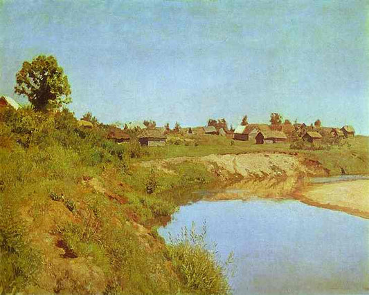 Village On The Bank Of A River