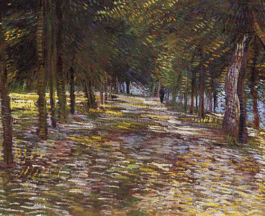 Avenue in Voyer dArgenson Park at Asnieres