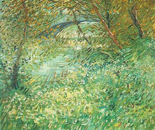 Banks of the Seine with Pont de Clichy in the Spring