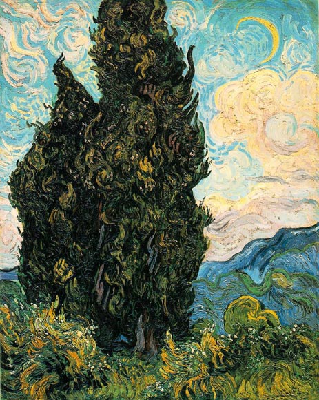 Cypresses Dark