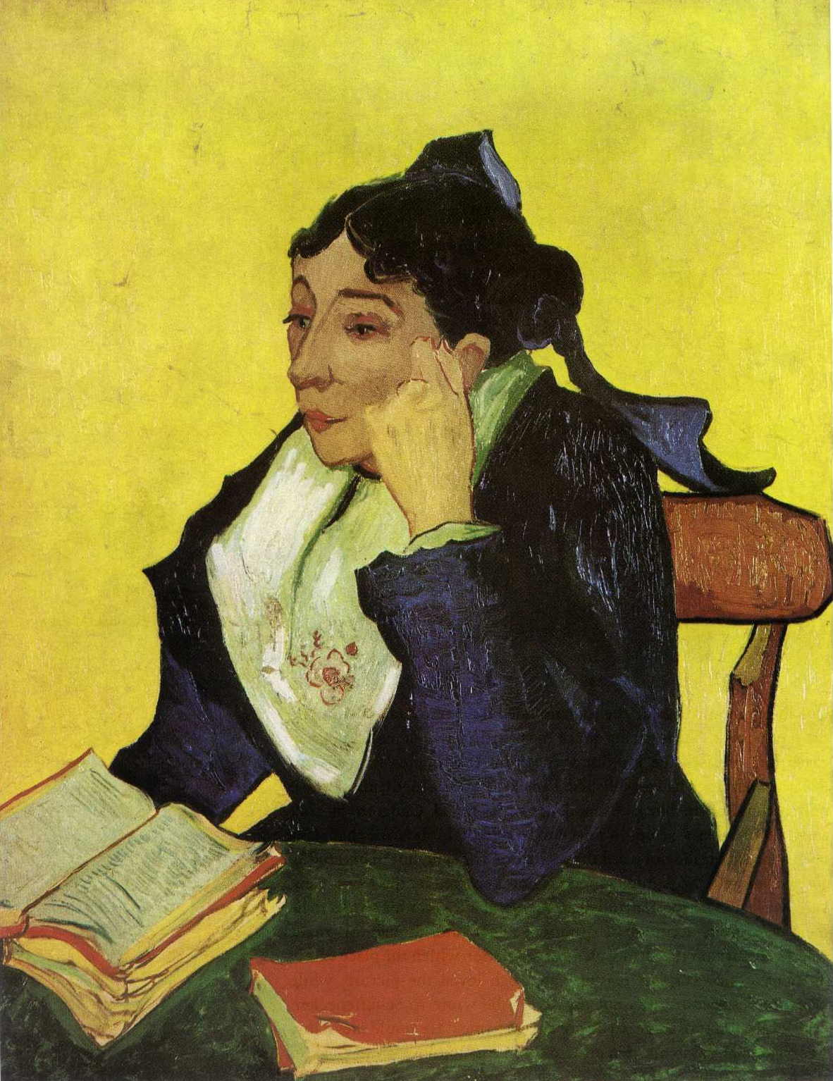 LArlesienne Madame Ginoux with Books