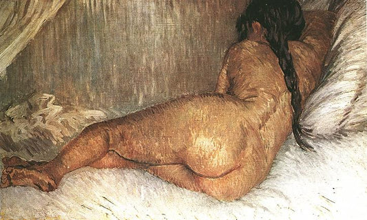 Nude Woman Reclining Seen from the Back