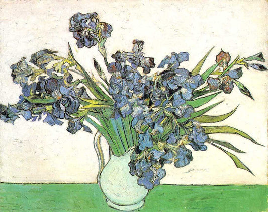 Still Life Vase with Irises