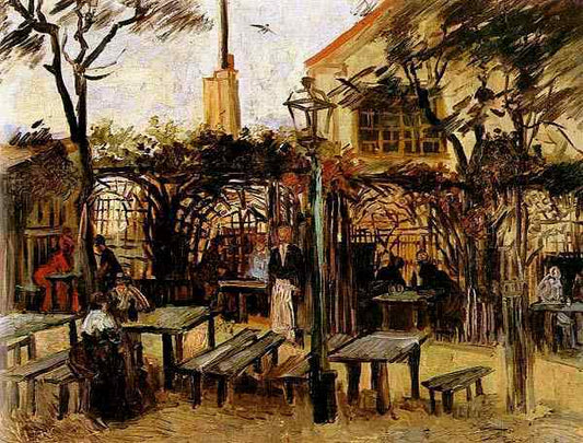 Terrace of a Cafe on Montmartre La Guinguette