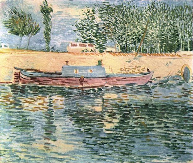 The Banks of the Seine with Boats