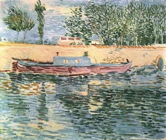 The Banks of the Seine with Boats