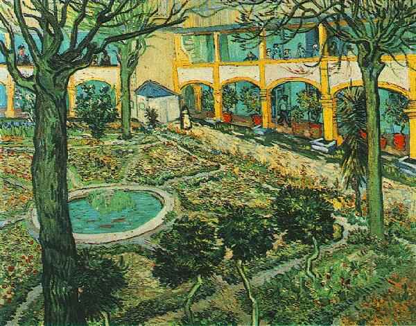 The Courtyard of the Hospital at Arles