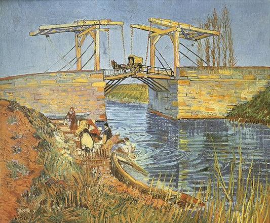 The Langlois Bridge at Arles Blue