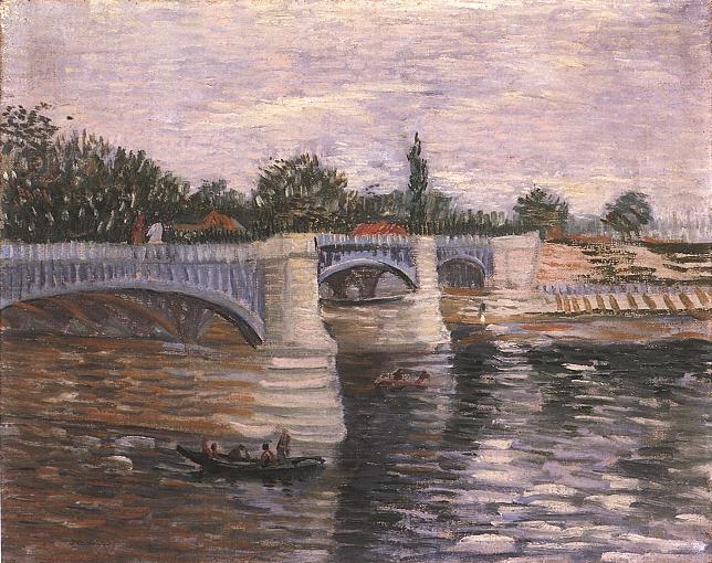 The Seine with the Pont de la Grande Jette