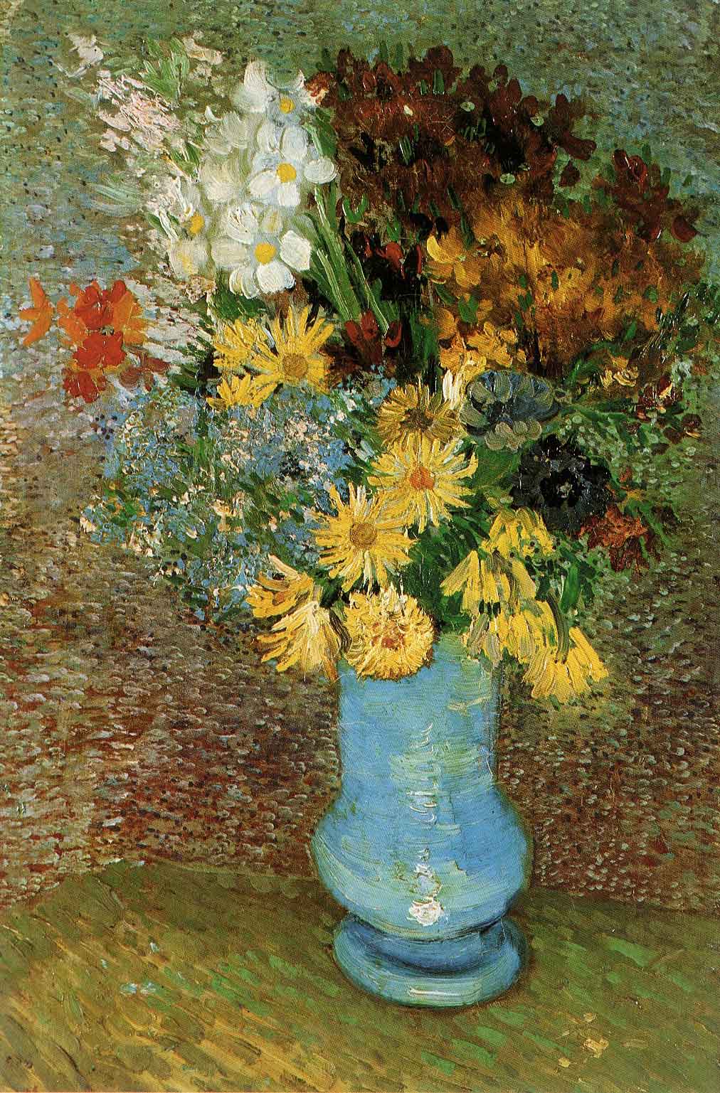 Vase with Daisies